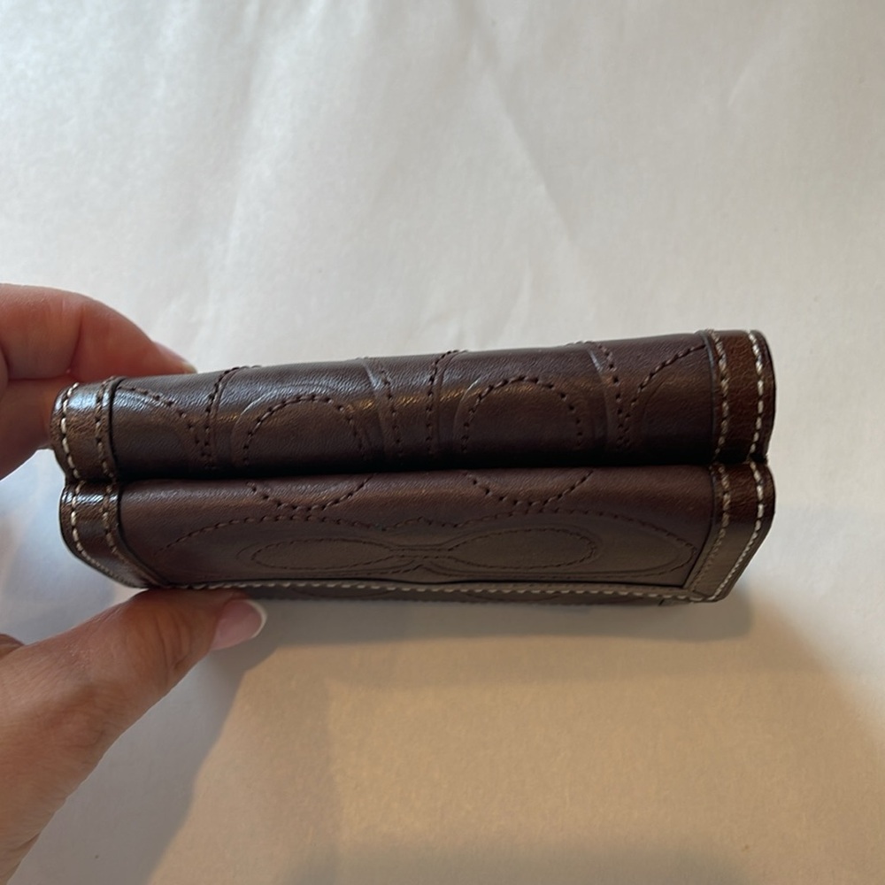 Coach Brown Leather Wallet - Picture 3 of 7